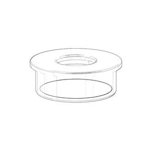 Rozet 28x12,2x7mm chr