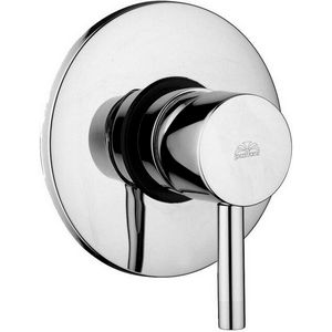 Inbouw LIGHT douchemengkraan 1/2" compleet met rozet 116 mm. chroom
