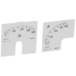 Schaalverdeling 0-1000A inbouw Amperemeter