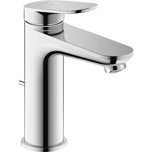 Wave 1-hendel wastafelmengkraan M freshstart chroom hoogglans sprong 122mm incl. waste-inrichting