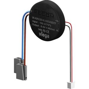 Netvoeding 230-6,5V kunststof/zwart/grijs