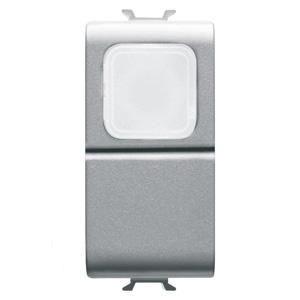 DRUKKNOP 1P 250 Vac-NO 16 A-OPAAL AFSCHERMING-1 MOD. VVE=12