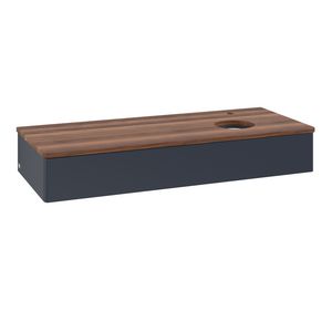 Wastafelonderkast Antao 1200x190x500mm Mid.Blue Matt Lacquer L12052HG