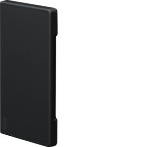 Eindplaat BR65 65x130mm halogeenvrij zwart