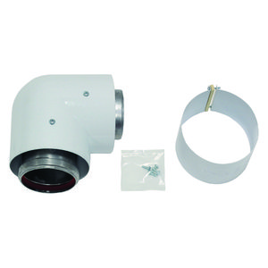 Bocht 87° 80/125mm alu