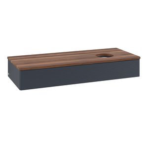 Wastafelonderkast Antao 1200x190x500mm Mid.Blue Matt Lacquer L12112HG