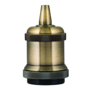 Lamphouder Retro Alu E27 antiek brons