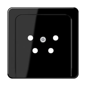 Afdekking zwart telefoon 4-polig CD500