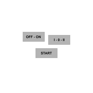 Label 0-1 Alu folie +print geschikt voor Ex9P1 S SH 106779