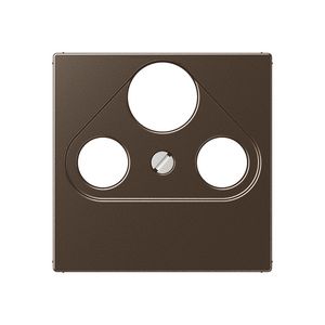 Afdekking SAT-TV 3-gats A500 mokka