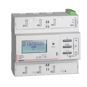 KWh-meter 3F 125A MID impulsen/RS485