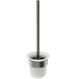 conca closetborstelgarnituur rond wandmontage silver storm (rvs look) T