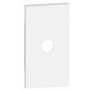 Sierplaat TV contactdoos wit 2 modulen LivingNow