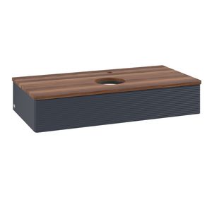 Wastafelonderkast Antao 1000x190x500mm Mid.Blue Matt Lacquer K09152HG