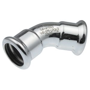 Bochtkoppeling 45° Xpress STAAL 22x22mm C1413