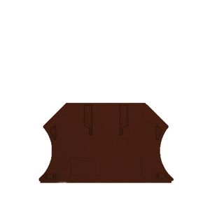 Afsluit- eindplaat brown h:56mm b:1.5mm V-0 Wemid VVE=50