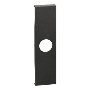 Sierplaat TV contactdoos zwart 1 module LivingNow