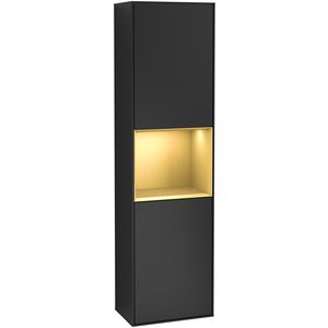Hoge kast Finion 418x1516x270mm Black Matt Lacquer F460HFPD