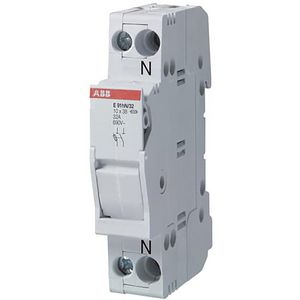 Zekeringhouder voor 22 x 58mm zekeringen 3p+N max 100A+indic