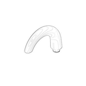 Uitloop 190x44x140mm, 5,68l/min. chr