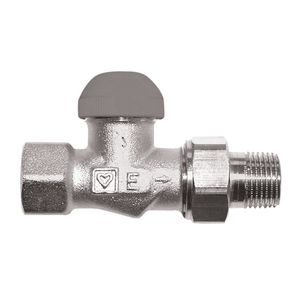 Thermostatische afsluiter TS90 E recht 1/2 kvs=2,0 VVE=20