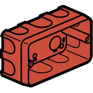 Inbouwdoos 3 module 40mm VVE=10