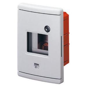WATERDICHTE INBOUWKAST NOODGEVALLEN 4 MODULE DINRAIL EN50022