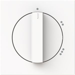 Centraalplaat voor 3 standen schak 2710/1U art-matwit (2542 DR/02-44M)