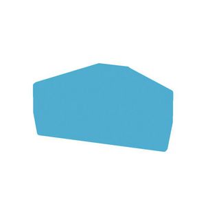 Afsluit- eindplaat blauw h:67.95mm b:2mm V-0 Wemid VVE=50