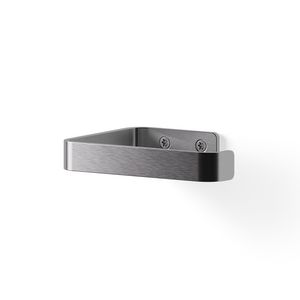 Closetrolhouder ROLL CURVED WALL rvs geborsteld