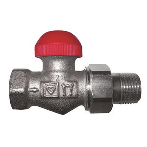 Thermostatische afsluiter TS90 V recht 3/4 VVE=20