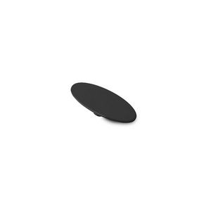 Mono overloopdeksel geemailleerd black