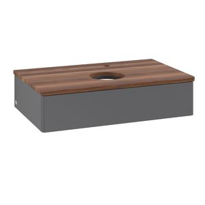 Wastafelonderkast Antao 800x190x500mm Antr. Matt Lacquer L08052GK