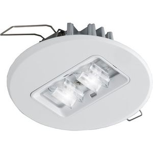 Centraal 2W 230V rond wit inb led armatuur 7TCA091130R0540