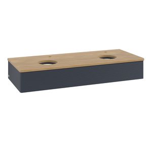 Wastafelonderkast Antao 1200x190x500mm Mid.Blue Matt Lacquer L13151HG