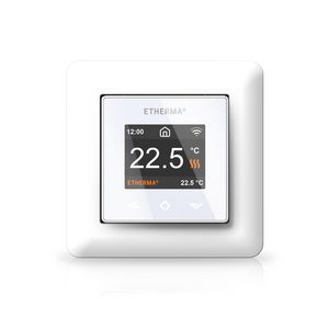 Wifi Thermostaat, app-bediening 5-40gr.C 16A Wit RAL9003