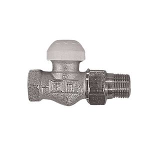 Thermostatische afsluiter TS90 recht 3/8 VVE=20