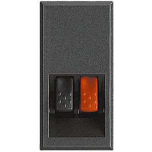 Luidsprekeraansluiting 1 module 1 antraciet Axolute