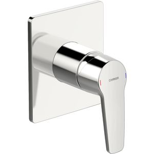 Afbouwdeel hendelmengkr rechthoek rozet 130x110mm HANSAPOLO