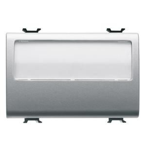 DRUKKNOP+VERLICHT NAAMPLAATJE 250 Vac-NO 10 A-3 MODU VVE=4