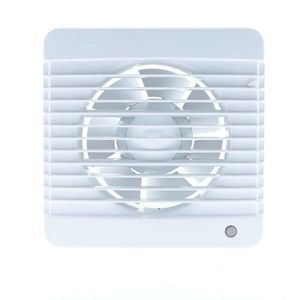Badkamer-/ toiletventilator MT 125 wit