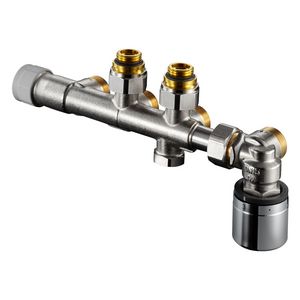 Multiblock TQRTL onderaansl.blok vernikk. 1/2 bi.x3/4 bu. hk