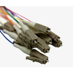 LC/upc Pigtail mm OM5 12 pieces 30mm striplength 2mtr.