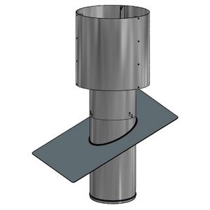 UC-160-L Uitblaaskap met Leadax slabbe