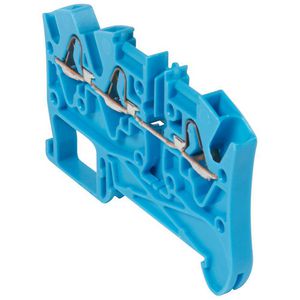 Steekklem 5mm 3-polig 4mm² blauw Viking 3 VVE=60