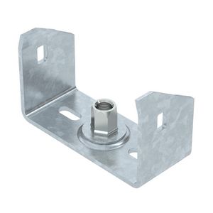 Centrale ophangbeugel voor kabelgoot B100mm staal zinkt