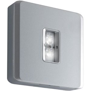 Centraal 2 W 230V alu wandopbouw led armatuur Evago Lichtsp