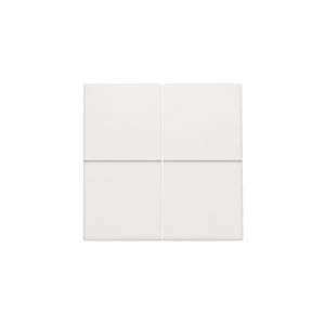 Afwerkingsset 4-voudig elektr. schakelaar/drukknop white