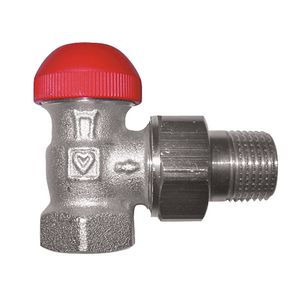 Thermostatische afsluiter TS90 V haaks 3/4 VVE=20