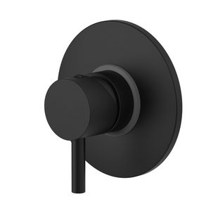 Inbouw douchemengkraan 1/2 compleet m rozet D116mm LIG010NO mat zwart
